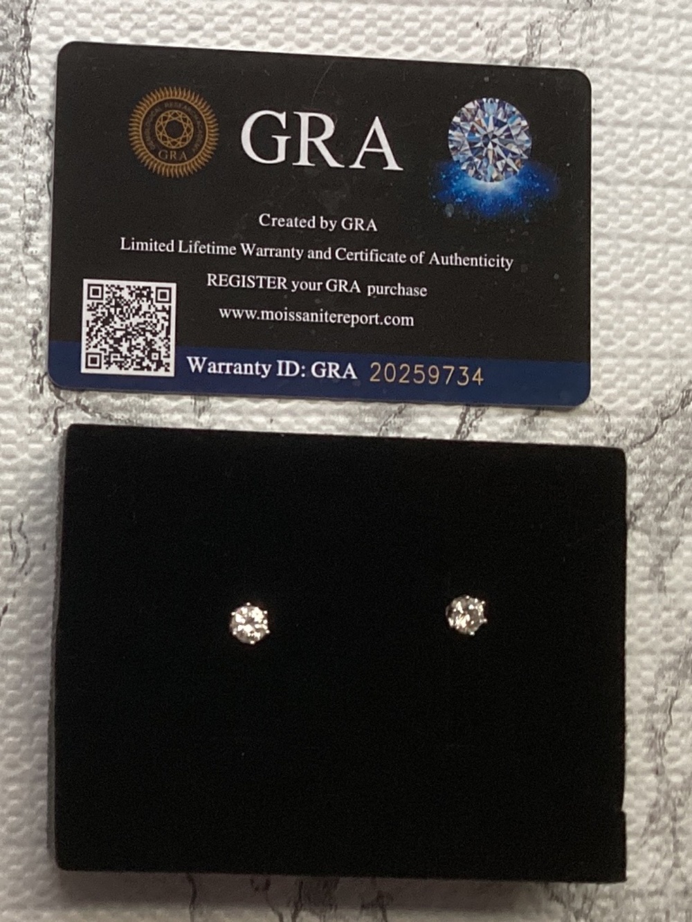 Sterling Silver Moissanite Earrings